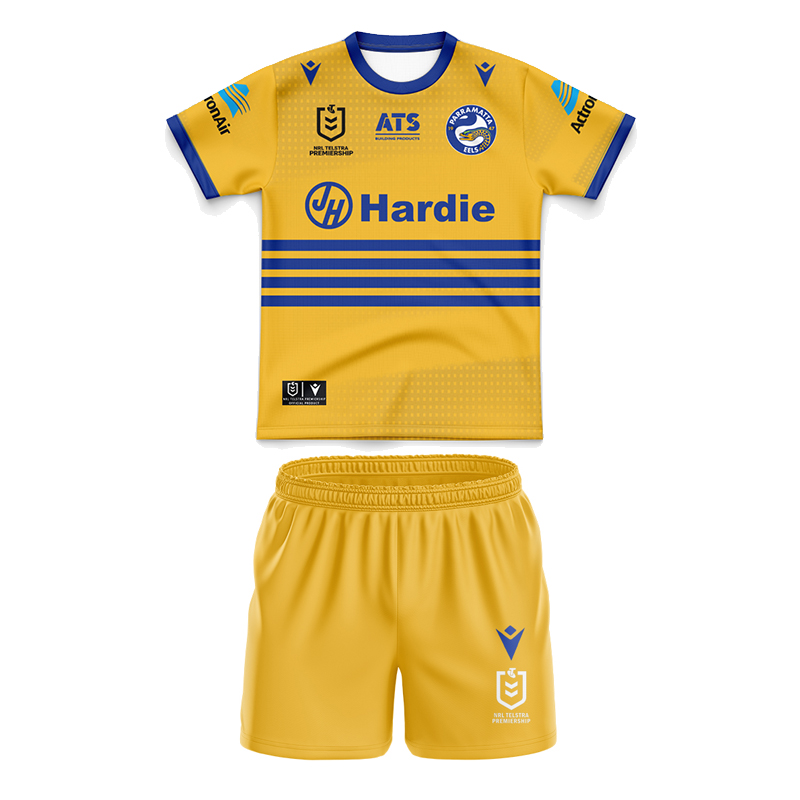 Kid's NRL Parramatta Eels 2025 Away Jersey+Shorts