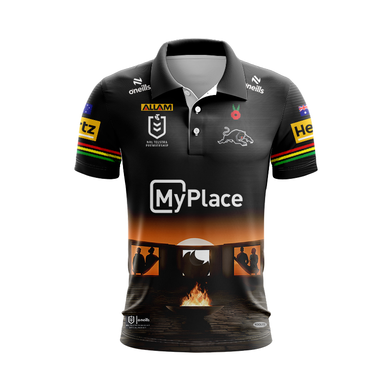NRL Penrith Panthers 2025 Indigenous Polo Shirt