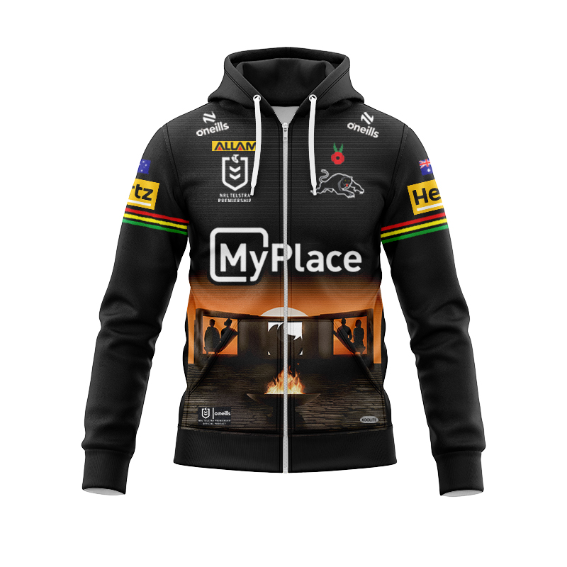 NRL Penrith Panthers 2025 Zipper Hoodie