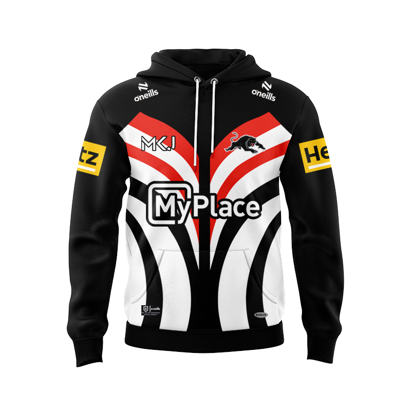 NRL Penrith Panthers 2025 Warm UP Sport Hoodie