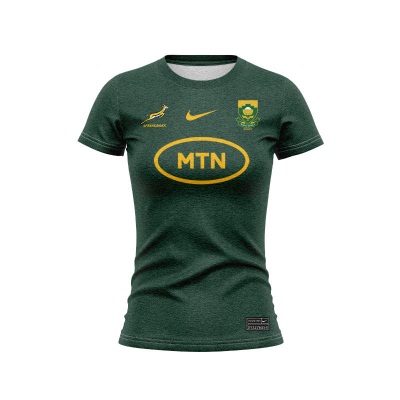 Womens South Africa Springboks 2025 Home Jersey