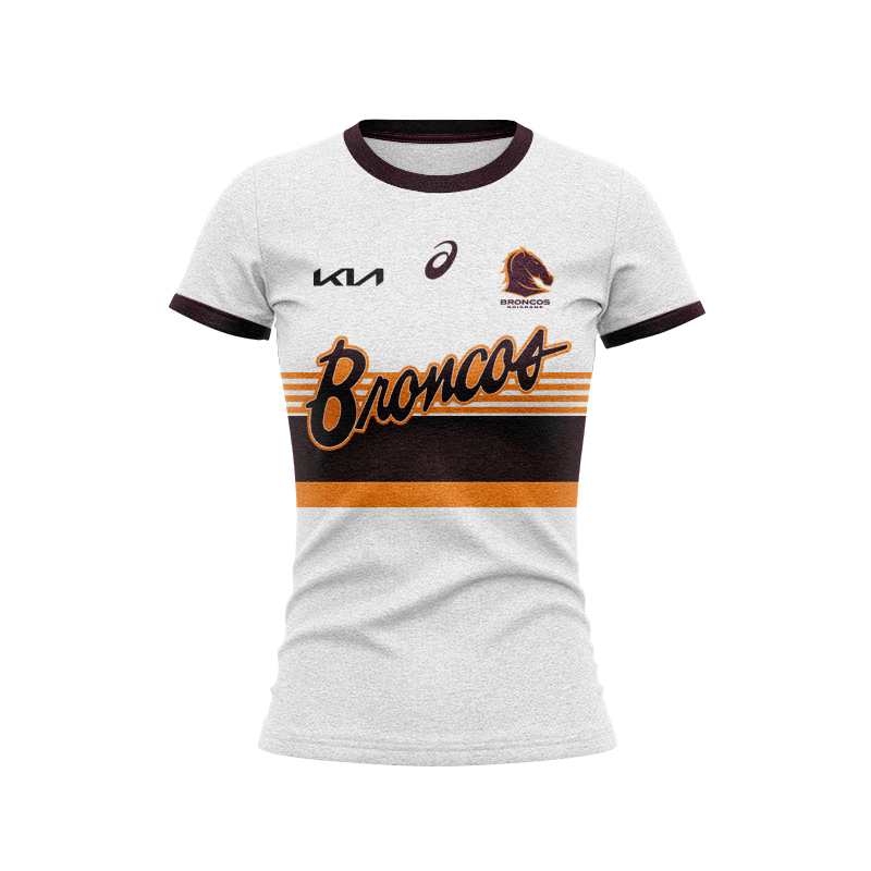 Women's NRL Brisbane Broncos 2025 Mens Run Out Jersey