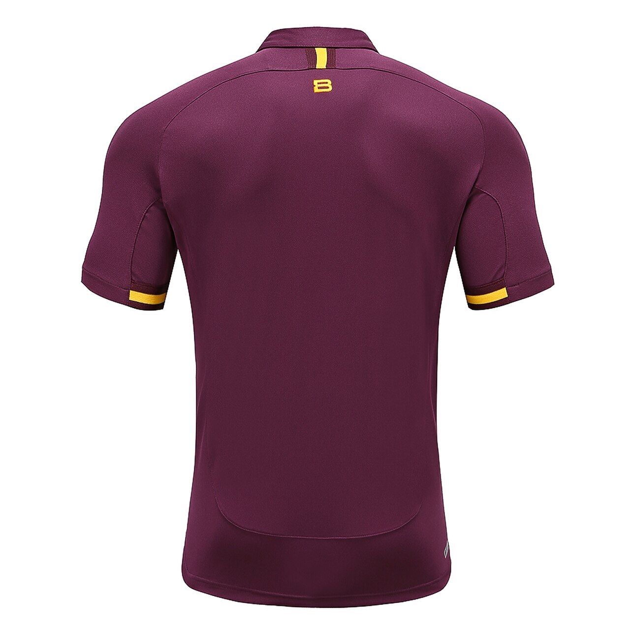 NRL Brisbane Broncos 2025 Mulberry Media Polo Shirt