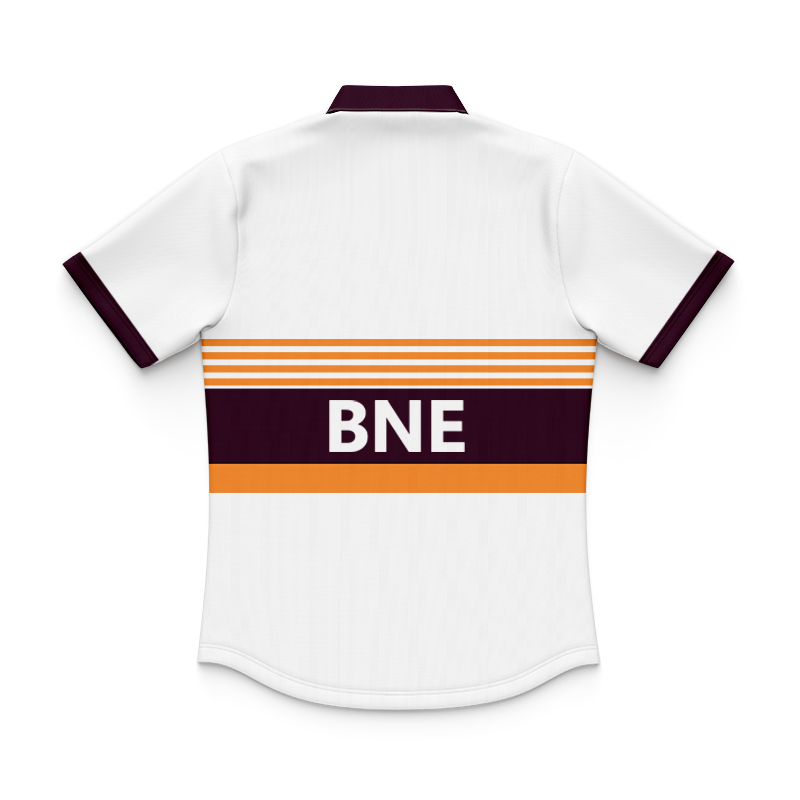 Kid's NRL Brisbane Broncos 2025 Mens Run Out Polo Shirt
