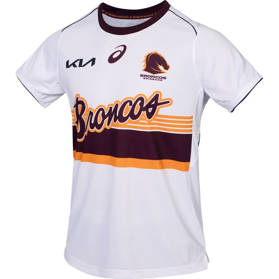 NRL Brisbane Broncos 2025 Mens Run Out Shirt