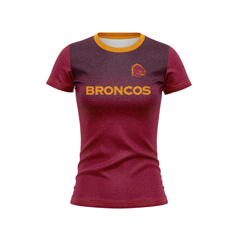 Women's NRL Brisbane Broncos 2025 Tech Jersey