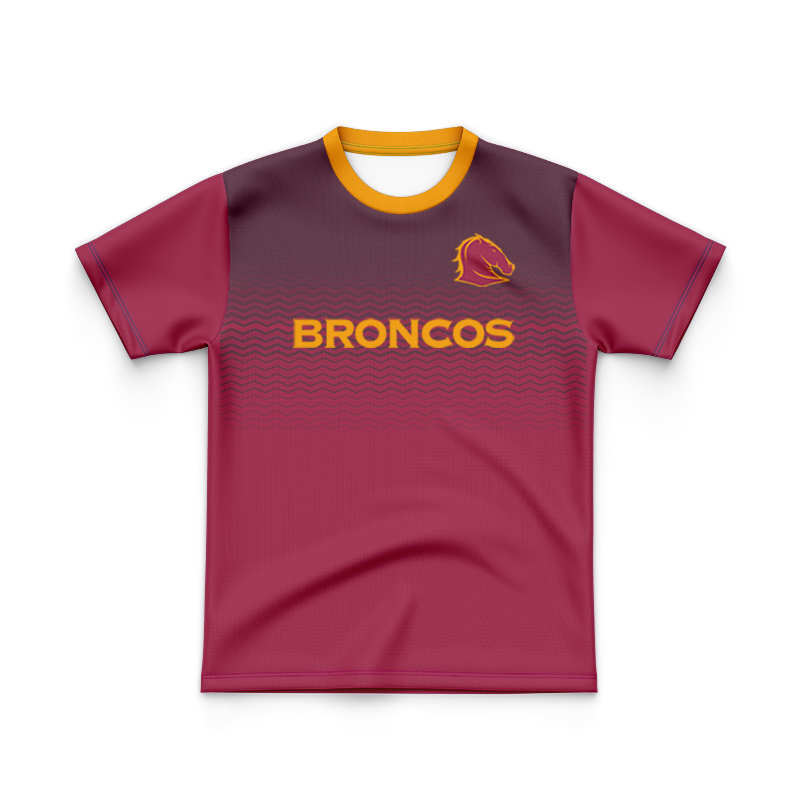 Kid's NRL Brisbane Broncos 2025 Tech Jersey