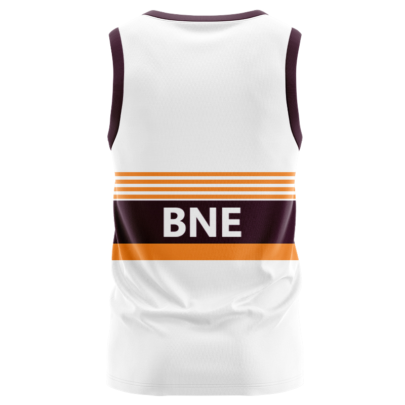 NRL Brisbane Broncos 2025 Mens Run Out Singlet