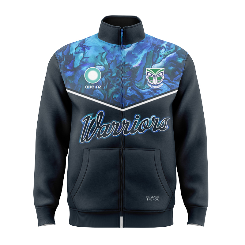 New Zealand Warriors 2025 Dynasty Captains Run Jacket