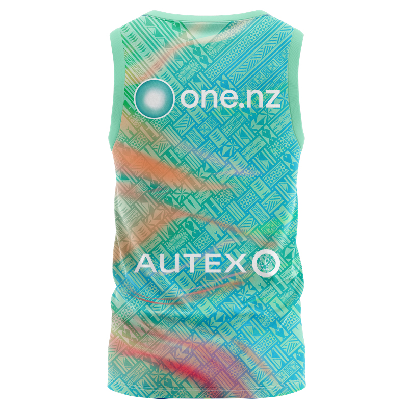 NRL New Zealand Warriors 2025 Dynasty Pasifika Singlet