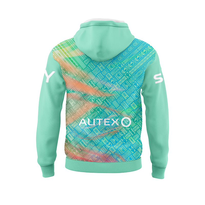 NRL New Zealand Warriors 2025 Dynasty Pasifika Green Sport Hoodie