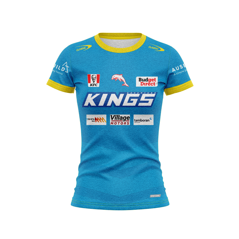 Women's NRL Dolphins 2025 Teal Training Jersey