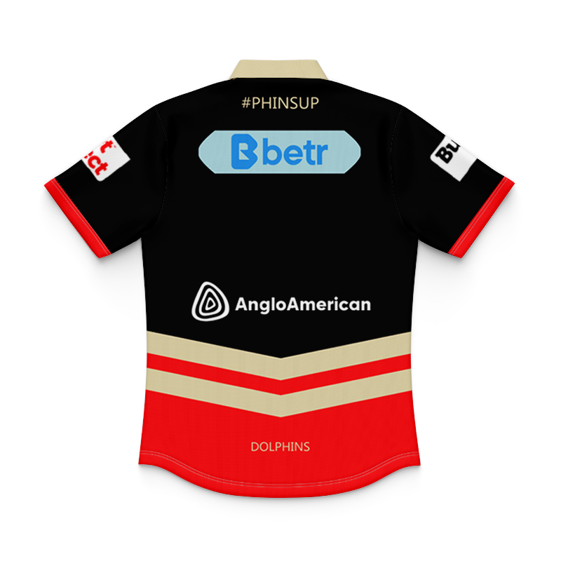 Kid's NRL Dolphins 2025 Away Polo Jersey