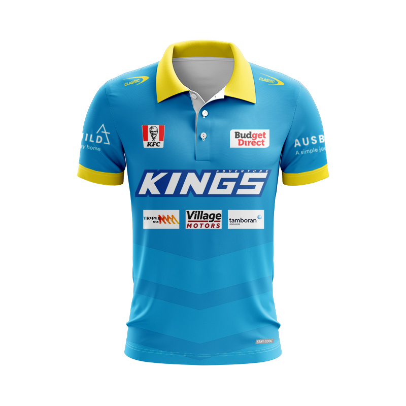 NRL Dolphins 2025 Teal Training Polo Shirt