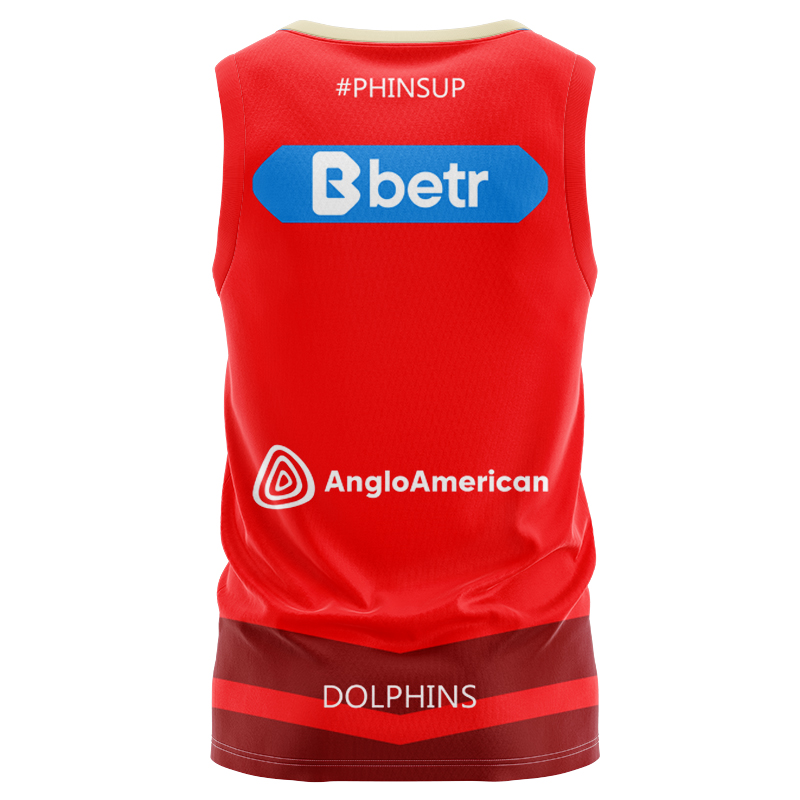 NRL Dolphins 2025 Home Singlet