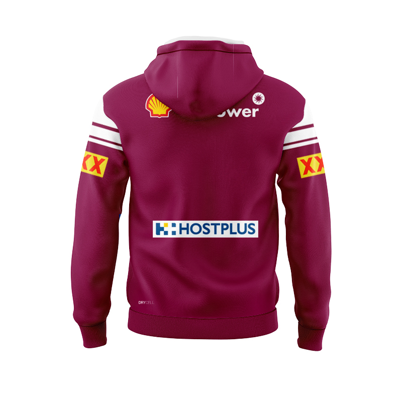 NRL QLD Maroons 2025 Home Sport Hoodie