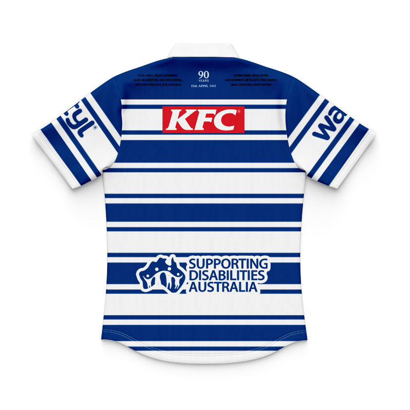 Kid's NRL Canterbury-Bankstown Bulldogs 1935 Heritage Polo Shirt