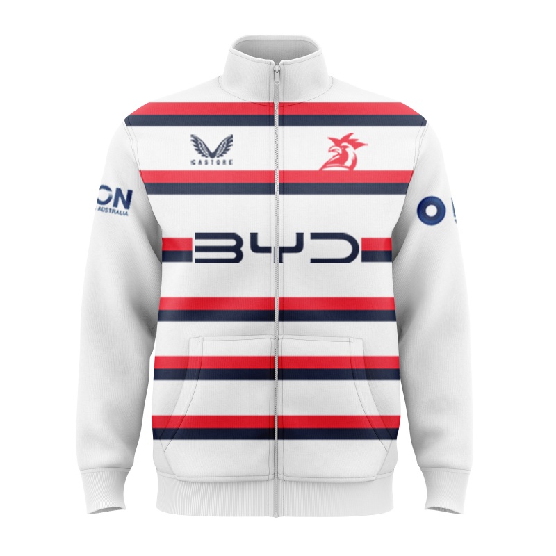 NRL Sydney Roosters 2025 Castore White Training Jacket