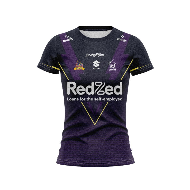 Women's NRL Melbourne Storm 2025 Warm Up Jersey