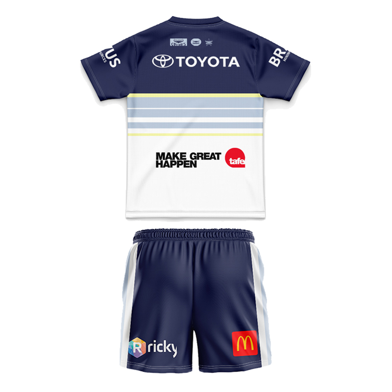 Kid's NRL North Queensland Cowboys 2025 Home Jersey+Shorts