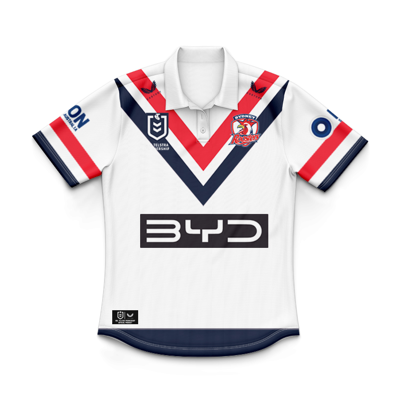 Kid's NRL Sydney Roosters 2025 Away Polo Shirt