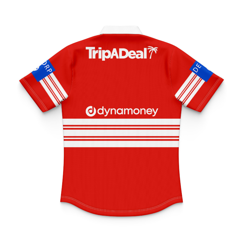 Kid's NRL St George Illawarra Dragons 2025 Away Polo Shirt