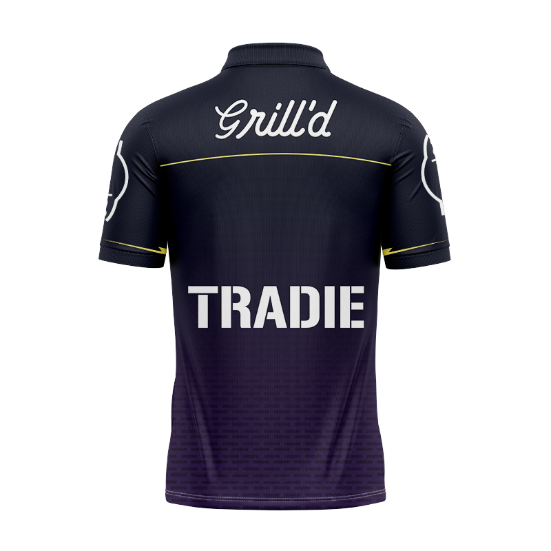 NRL Melbourne Storm 2025 Warm Up Polo Shirt