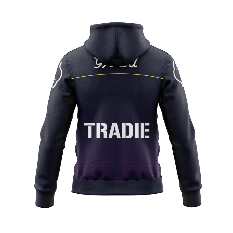NRL Melbourne Storm 2025 Warm Up Zipper Hoodie