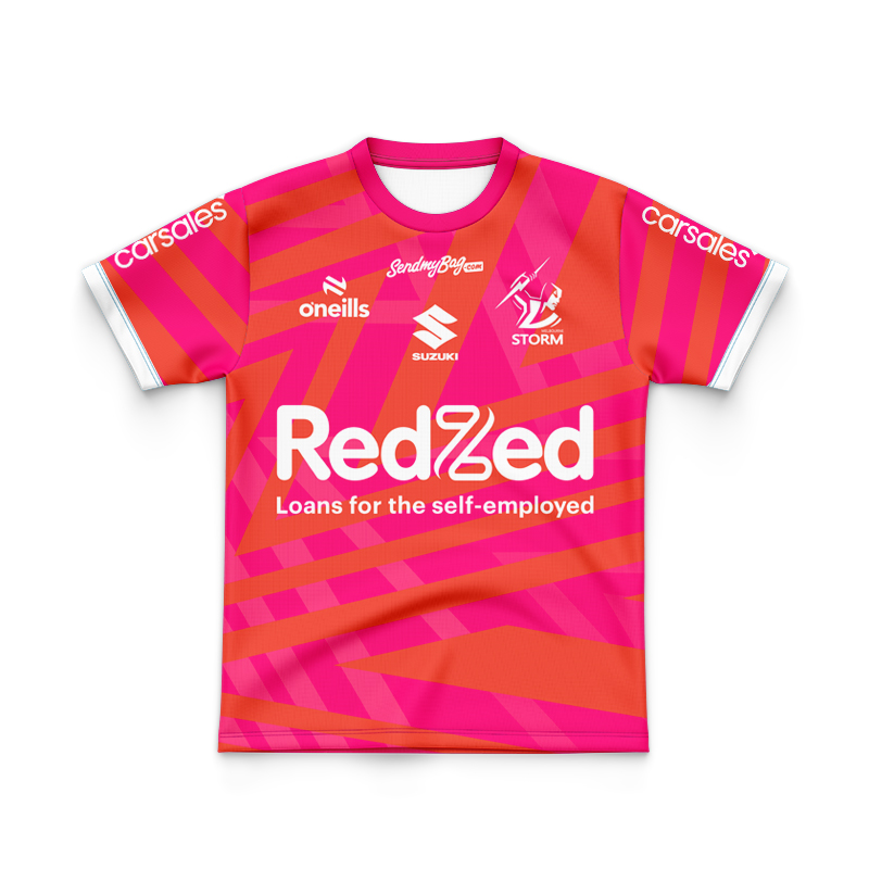 Kid's NRL Melbourne Storm 2025 Captain Run Jersey