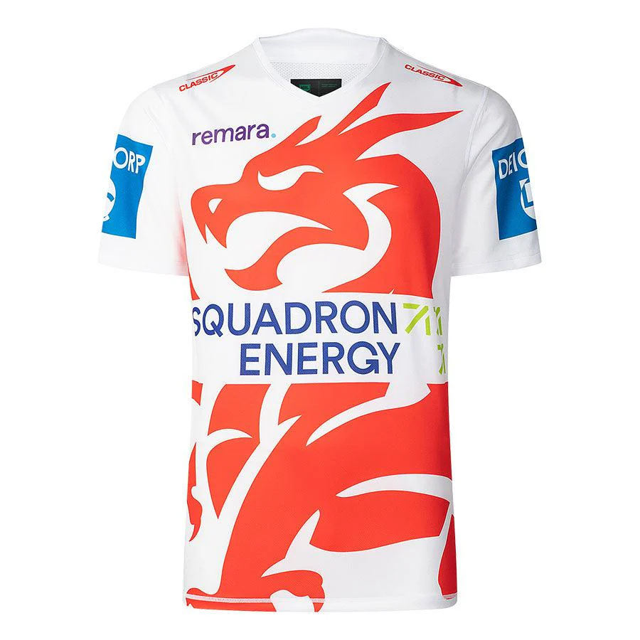 NRL St George Illawarra Dragons 2025 Warm UP Tee