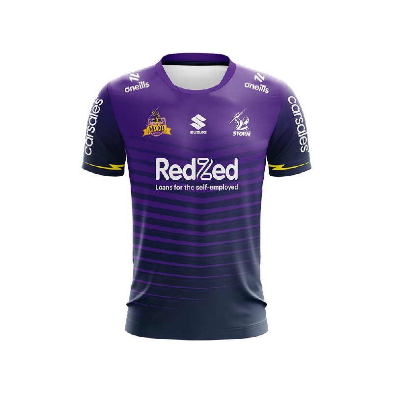 NRL Melbourne Storm Warm Up 2024 Jersey