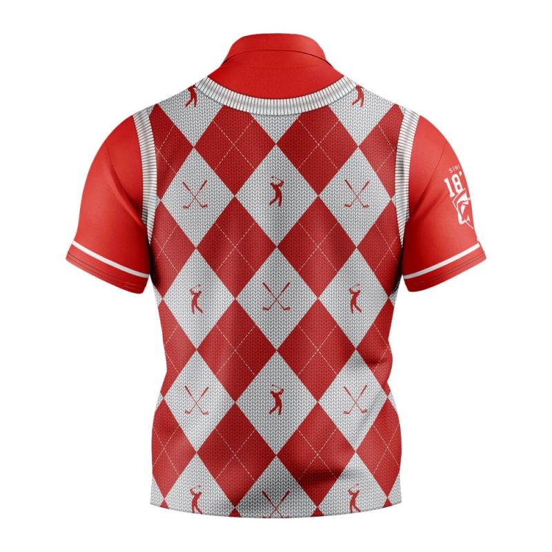 NRL St George Illawarra Dragons 2025 Golf Polo Shirt