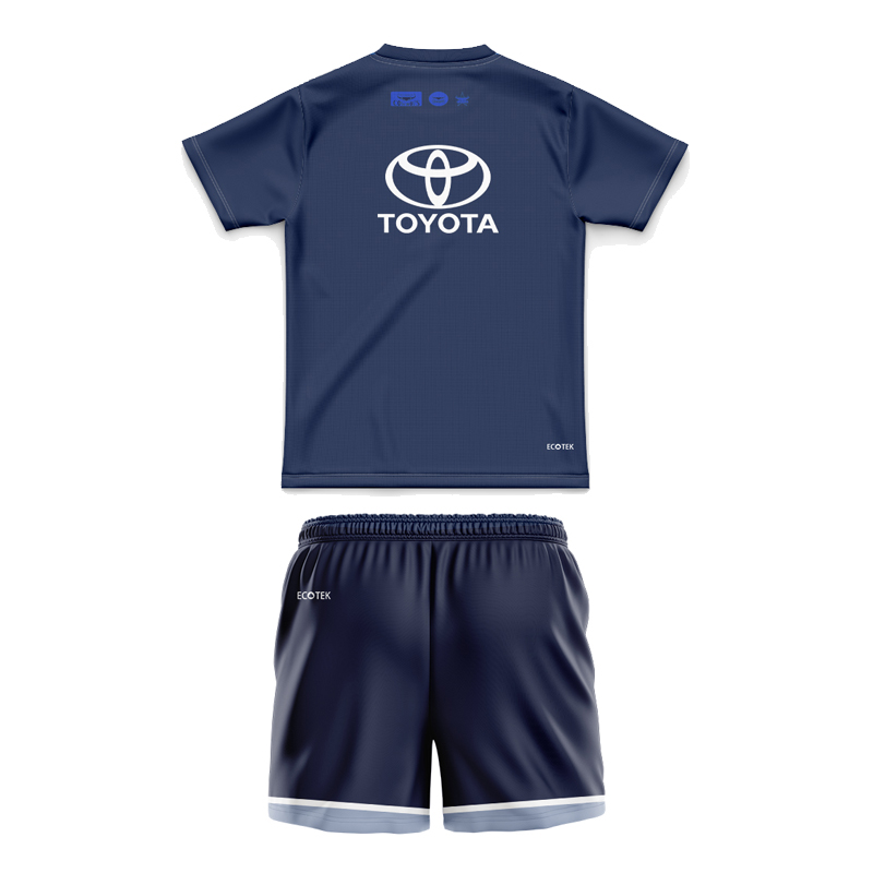 Kid's NRL North Queensland Cowboys 2025 Coaches Jersey+Shorts