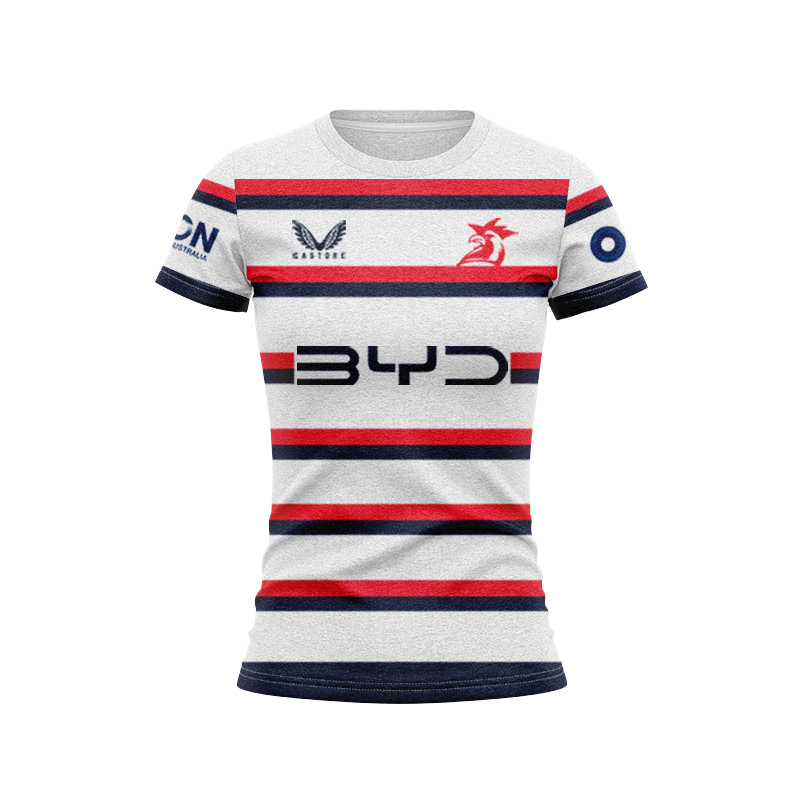 Women's NRL Sydney Roosters 2025 Castore White Training Jersey