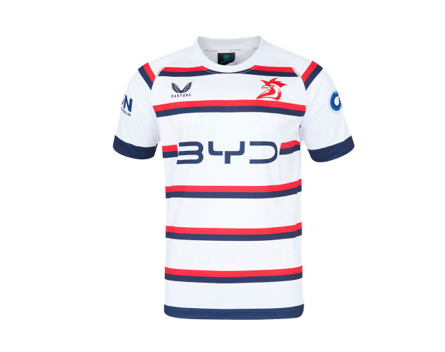 NRL Sydney Roosters 2025 Castore White Training Jersey