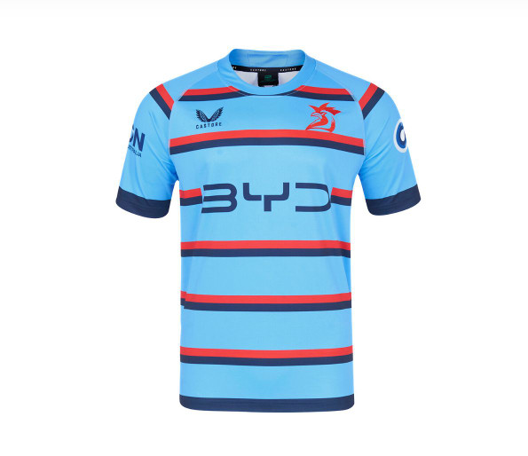 NRL Sydney Roosters 2025 Castore Blue Training Jersey