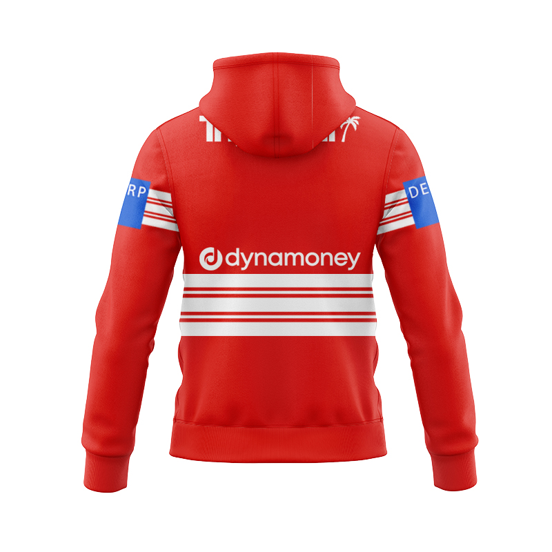 NRL St George Illawarra Dragons 2025 Away Zipper Hoodie