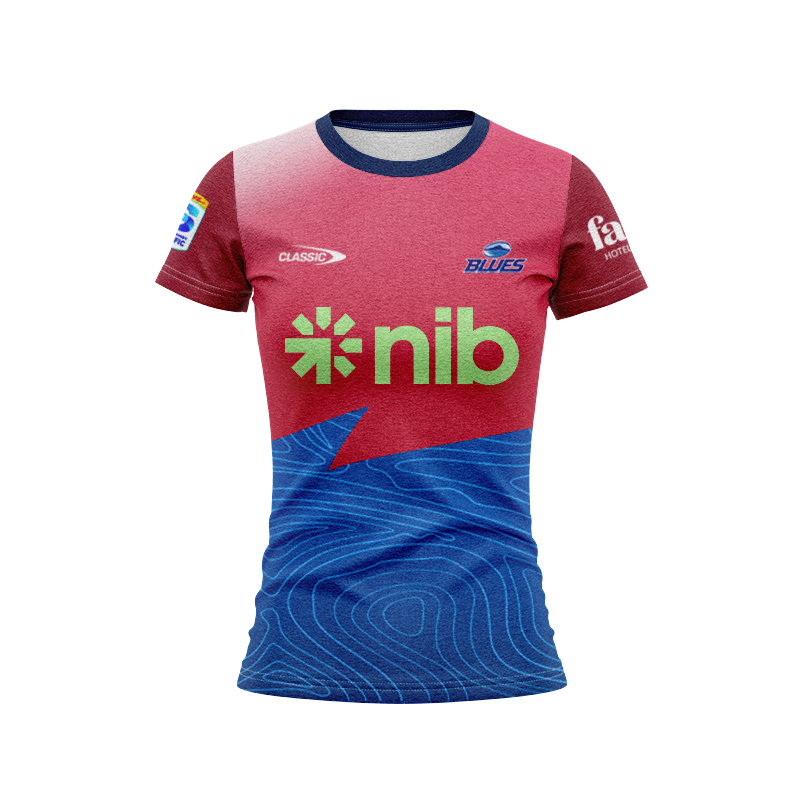 Women's Auckland Blues Super Rugby 2025 Training Jersey