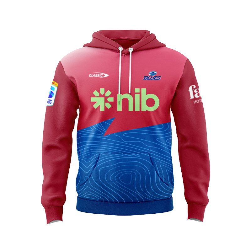 Auckland Blues Super Rugby 2025 Training Sport Hoodie