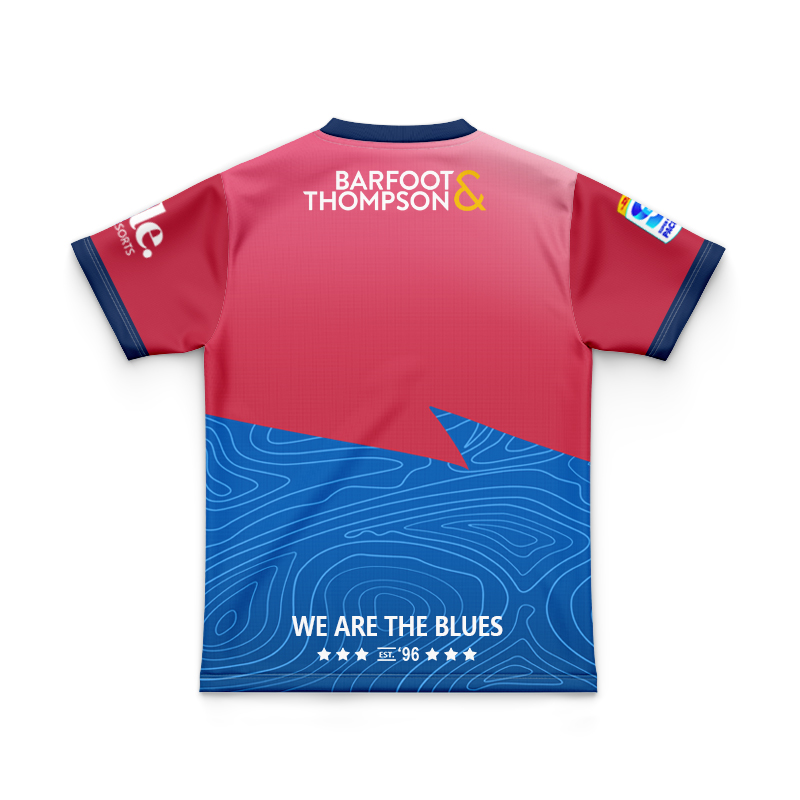 Kid's Auckland Blues Super Rugby 2025 Training Jersey