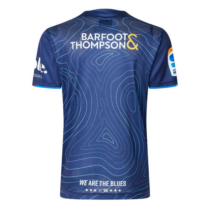 Auckland Blues Super Rugby 2025 Blue Training Jersey