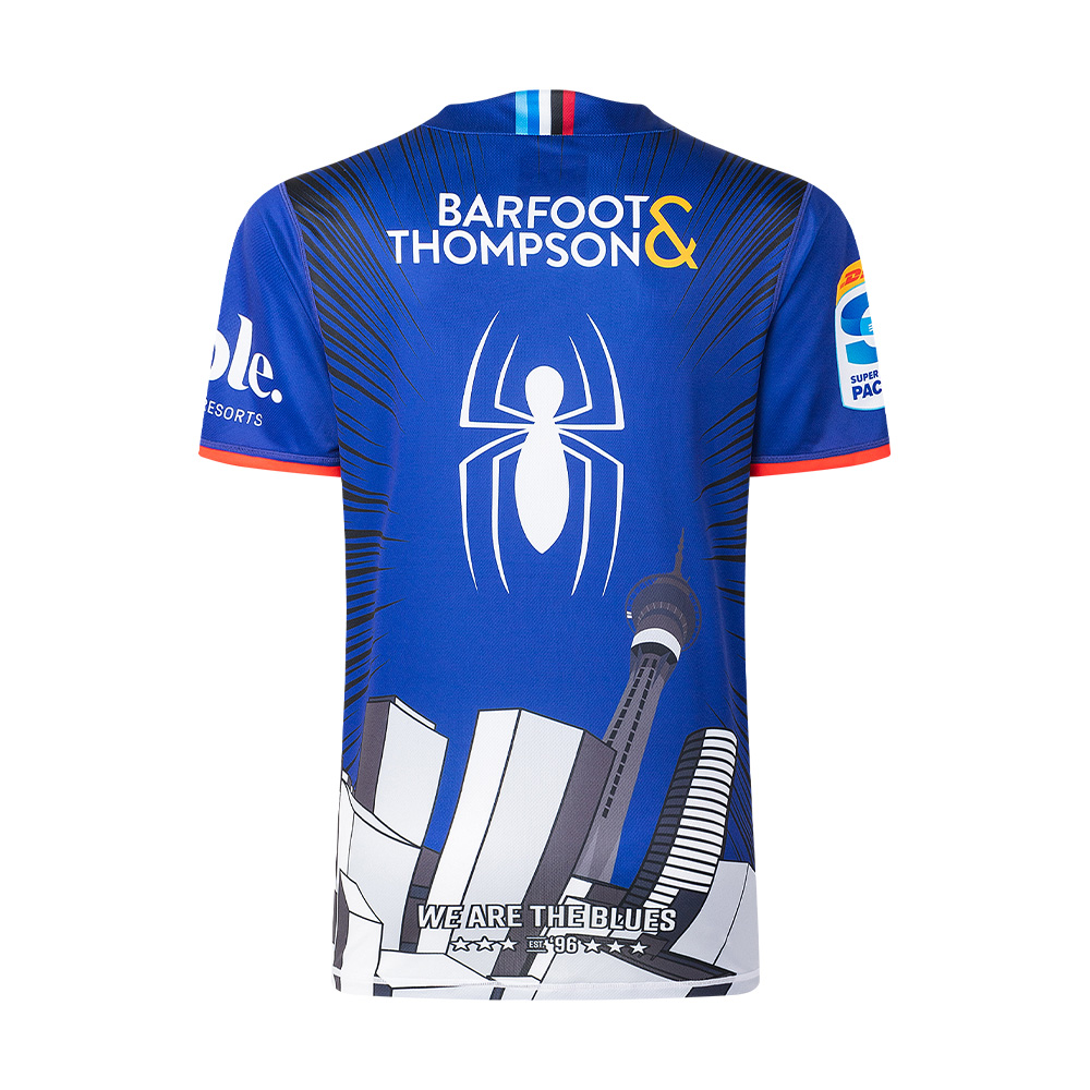 Auckland Blues Super Rugby 2025 Marvel Warm Up Jersey