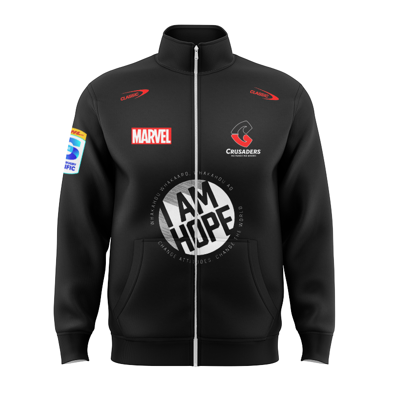 Canterbury Crusaders 2025 Iron Man Marvel Warm Up Jacket