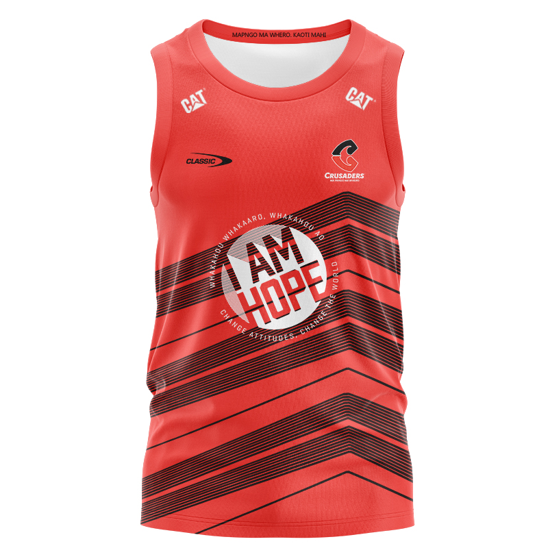 Canterbury Crusaders Super Rugby 2025 Home Singlet