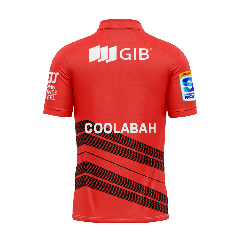 Canterbury Crusaders Super Rugby 2025 Marvel Iron Polo Shirt
