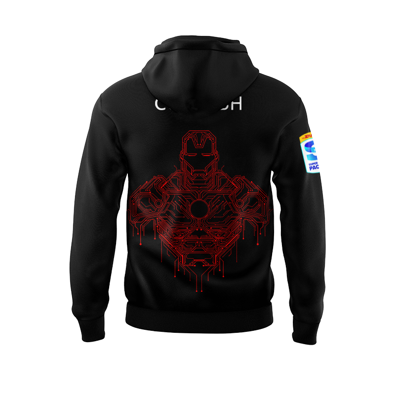 Canterbury Crusaders 2025 Iron Man Marvel Warm Up Sport Hoodie