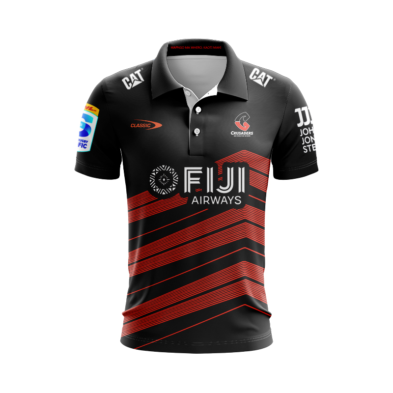 Canterbury Crusaders Super Rugby 2025 Away Polo Shirt