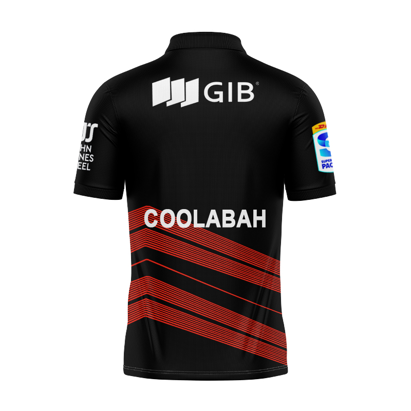 Canterbury Crusaders Super Rugby 2025 Away Polo Shirt