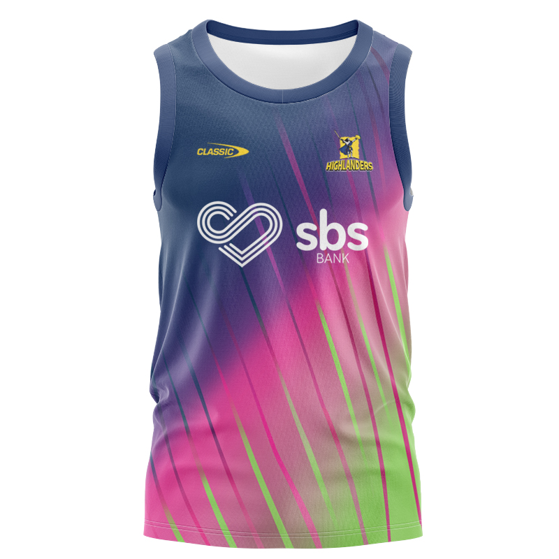 Otago Highlanders 2025 Pro Training Singlet