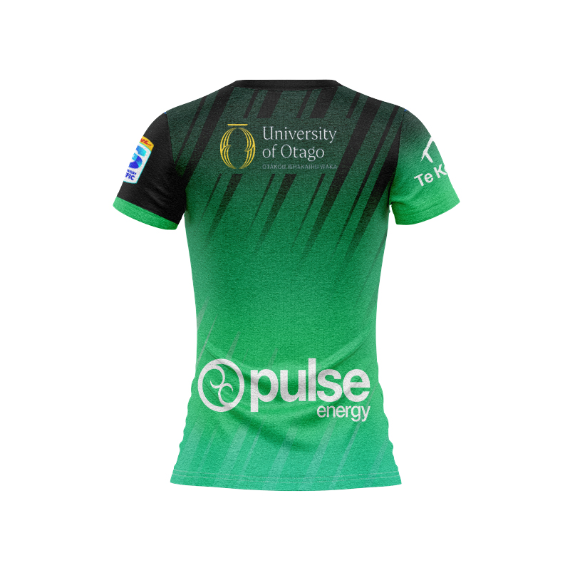 Women's Otago Highlanders Marvel 2025 HULK Warm Up Jersey